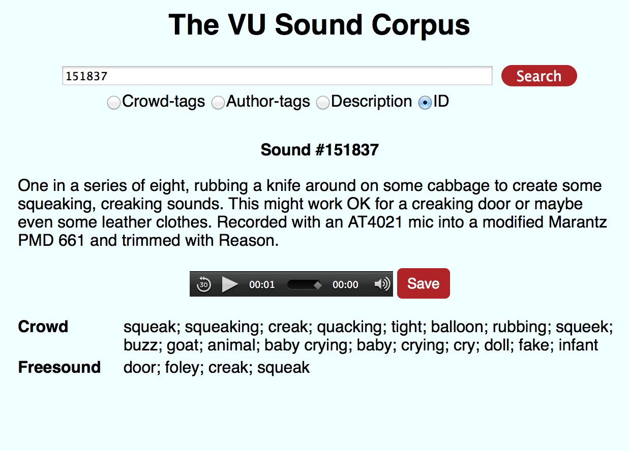 The VU Sound Corpus